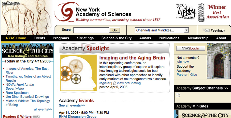 Nominee - NewYork Academy of Sciences