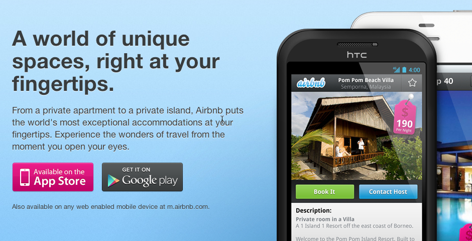 Nominee - Airbnb iPhone app