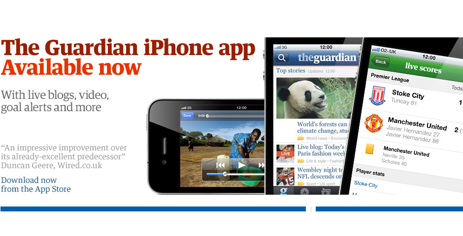 Nominee - Guardian iPhone app