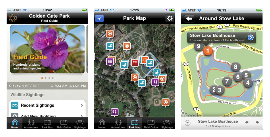 Nominee - California Academy Field Guide: Golden Gate Park