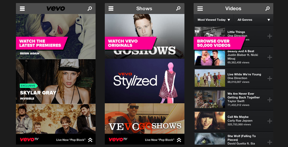 Nominee - VEVO Mobile