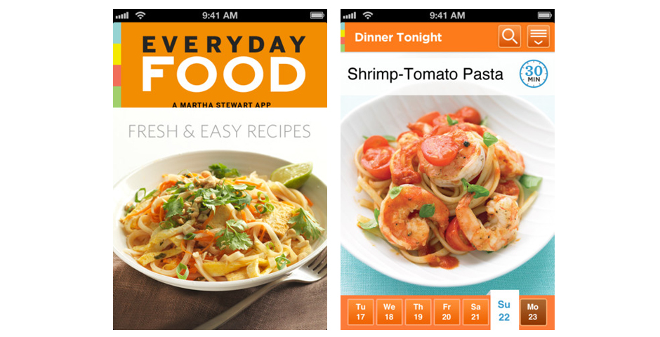 Nominee - Martha’s Everyday Food App for iPhone