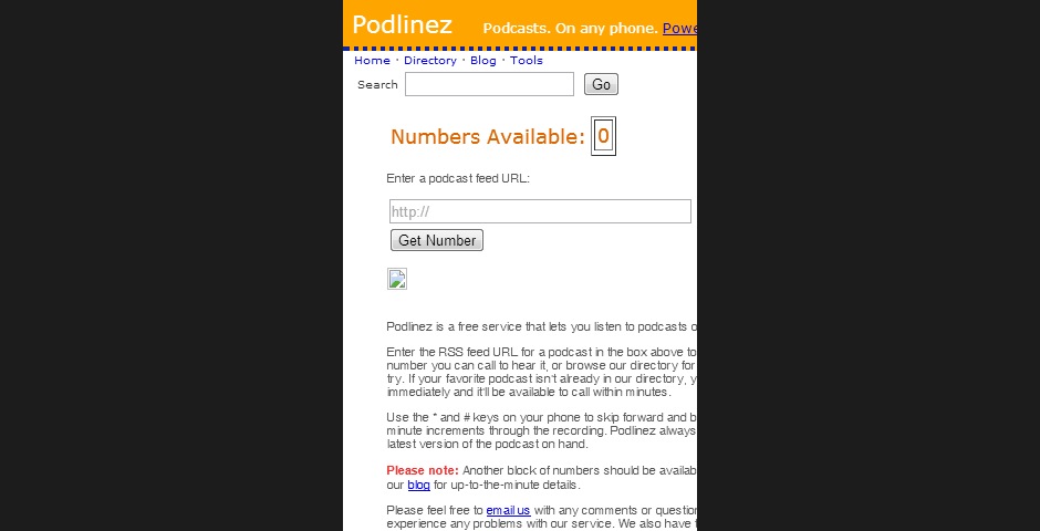 People's Voice - Podlinez makes every phone a podcast player