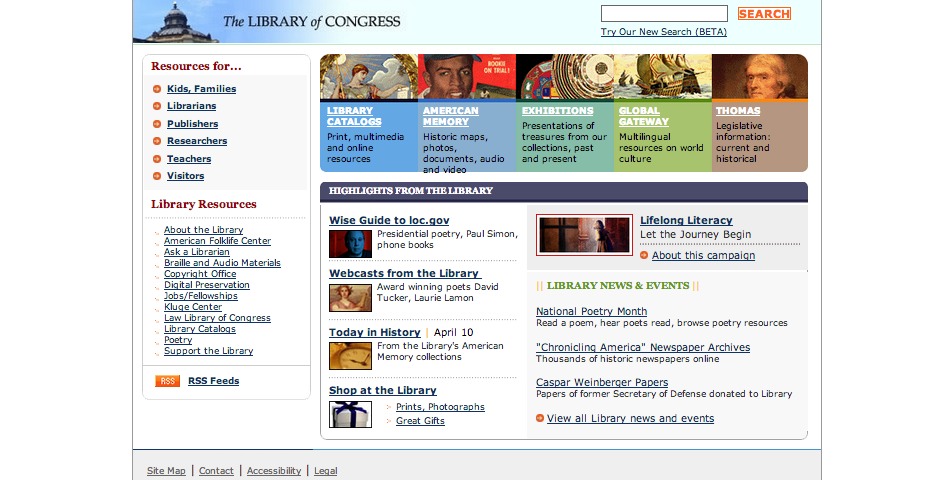Honoree - The LIbrary of Congress