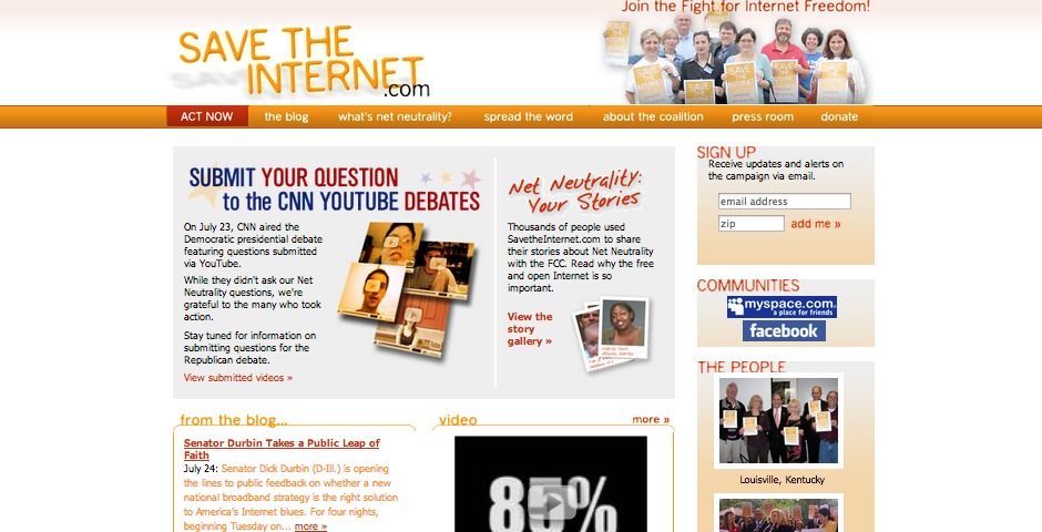 People's Voice - SaveTheInternet.com