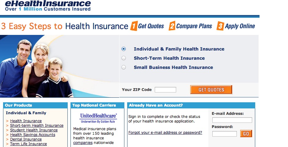 Webby Award Winner - eHealthInsurance