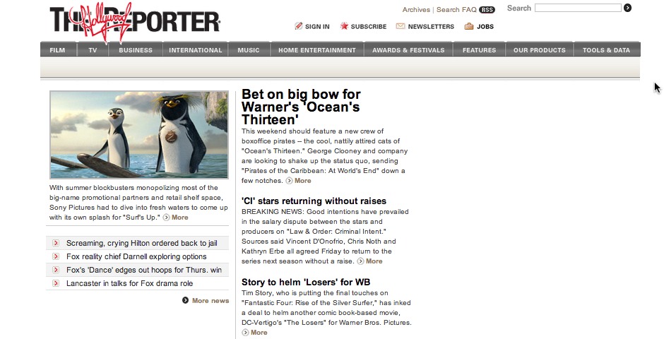 Nominee - The Hollywood Reporter