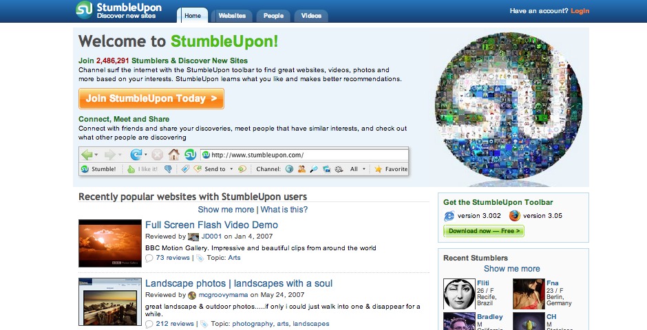 Nominee - StumbleUpon