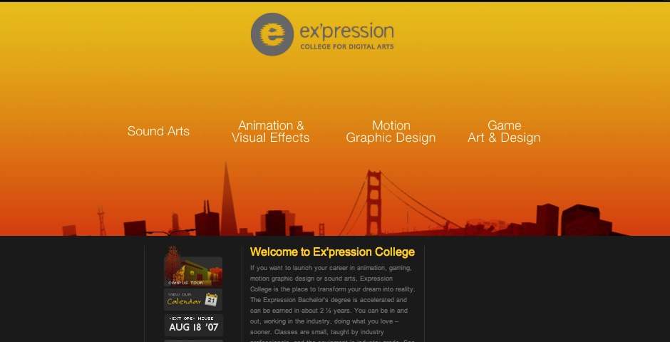 Nominee - School of Visual Arts Web Site