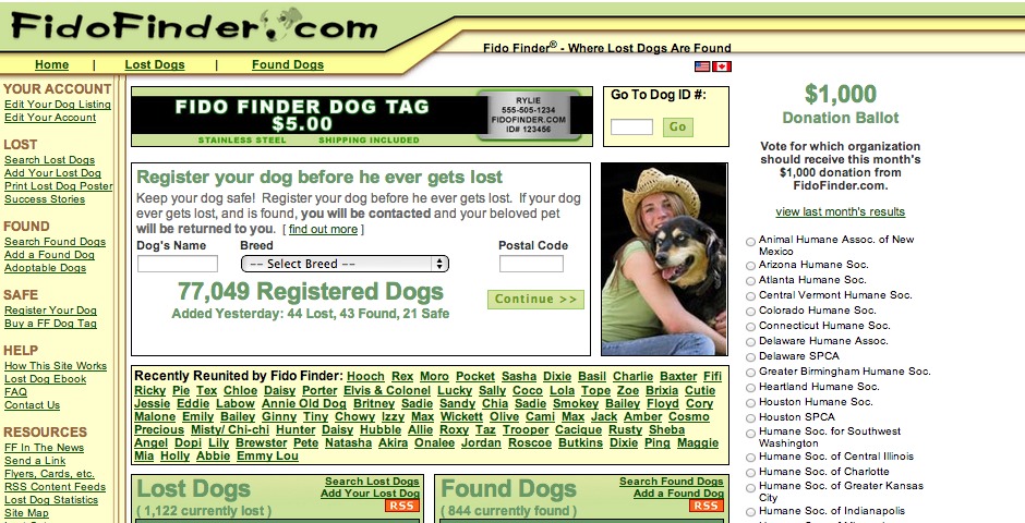 Nominee - Fido Finder