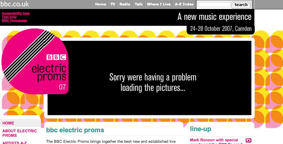 Nominee - BBC Electric Proms