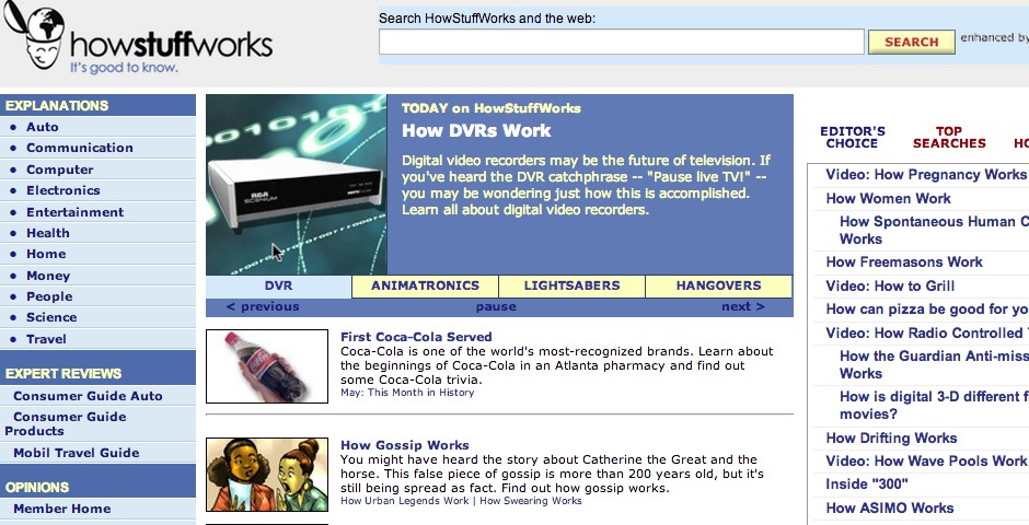 People's Voice / Webby Award Winner - HowStuffWorks