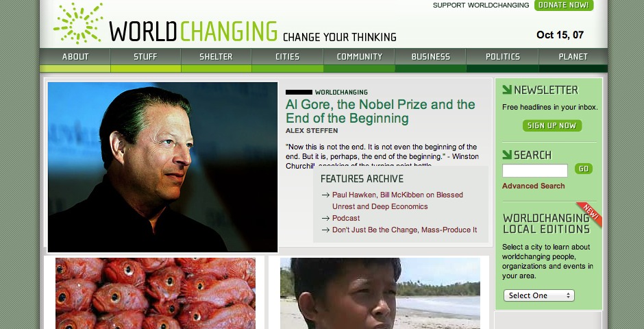 Nominee - Worldchanging