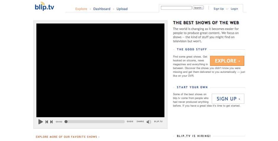 People's Voice / Webby Award Winner - blip.tv
