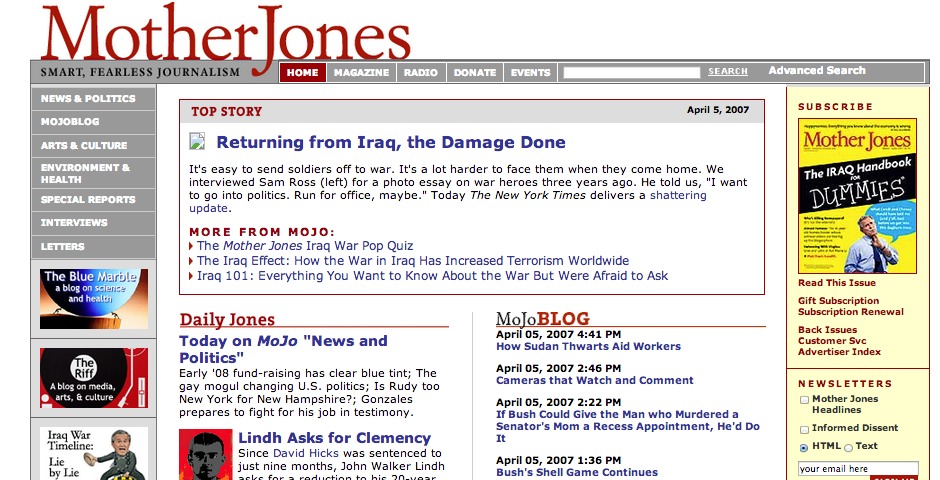 Nominee - MotherJones.com