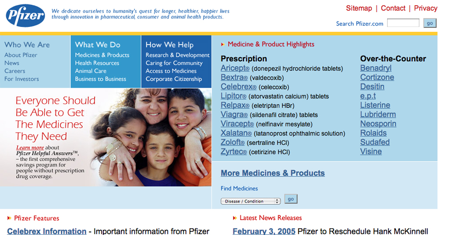 People's Voice - Pfizer Corporate Web Site