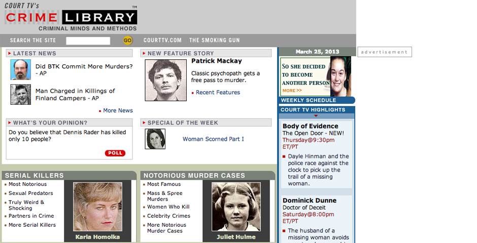 People's Voice - CrimeLibrary.com