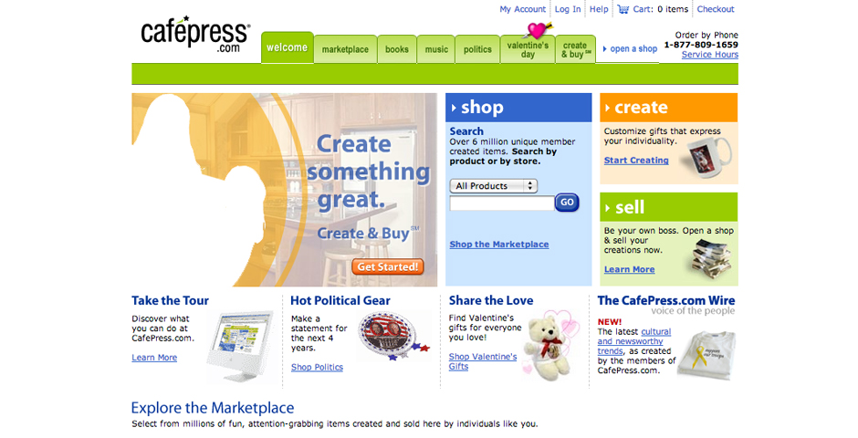 Webby Award Winner - cafepress.com