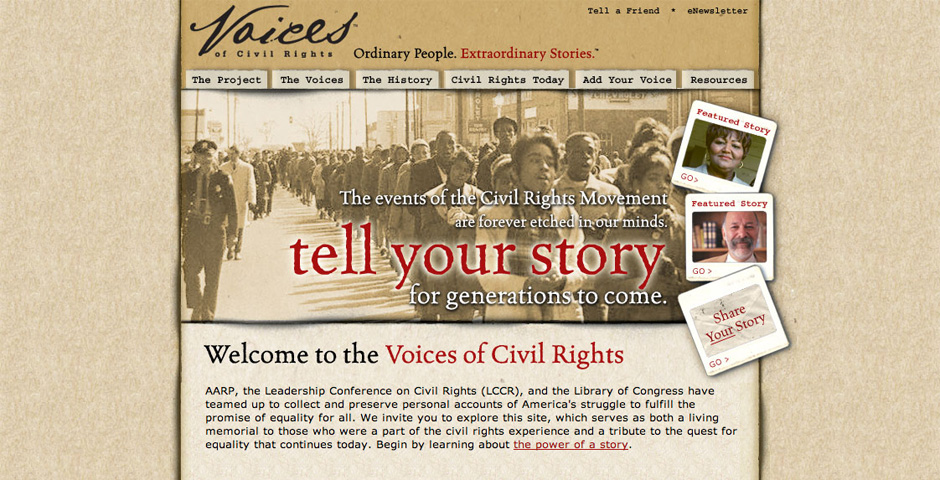 Nominee - Voices of Civil Rights
