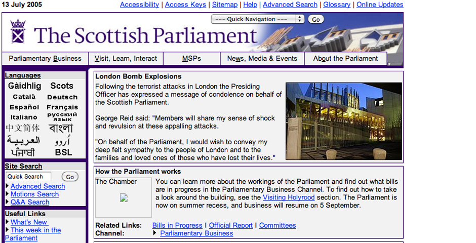 Nominee - Scottish Parliament