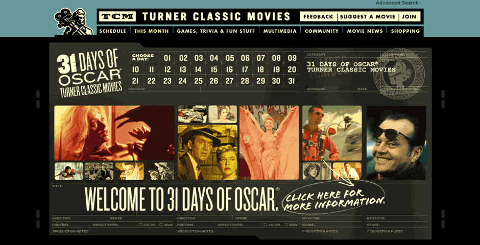 Nominee - Turner Classic Movies – 31 DAYS OF OSCAR 2004