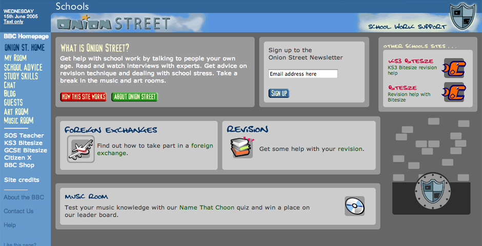 Nominee - BBC Onion Street