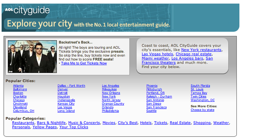 Nominee - AOL CityGuide