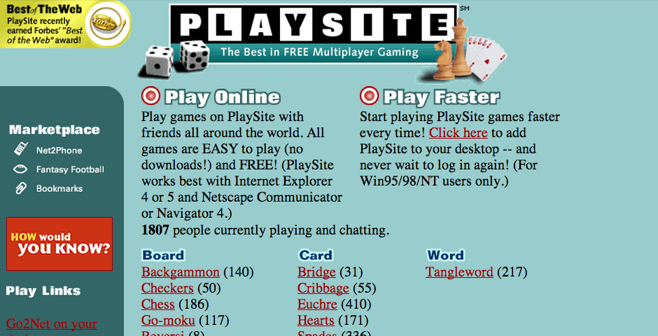 Nominee - PlaySite