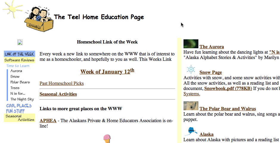 Nominee - The Home Education Page