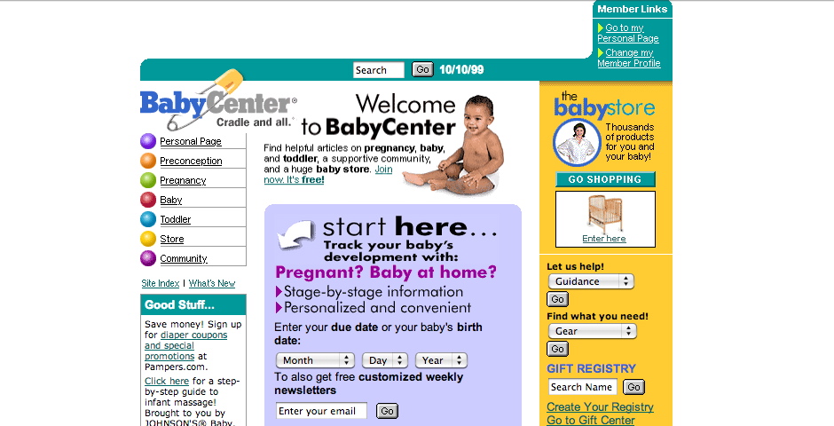 Webby Award Winner - BabyCenter