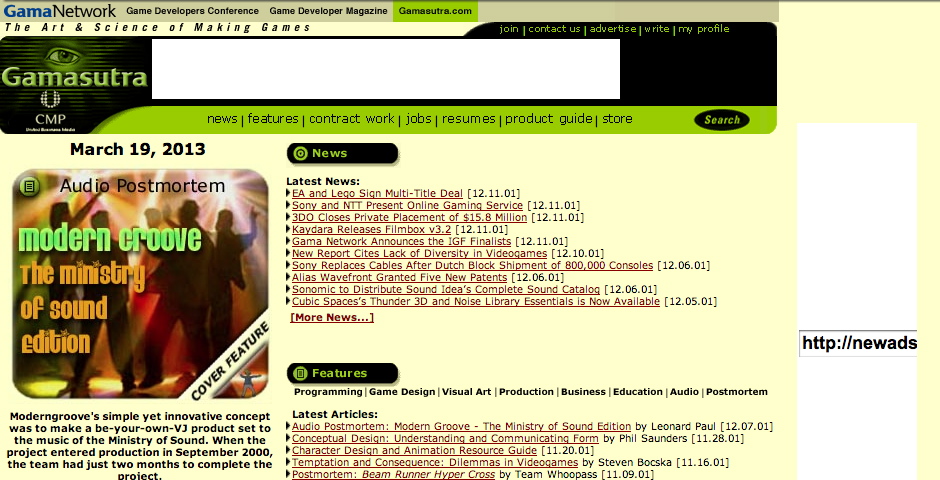 Nominee - Gamasutra