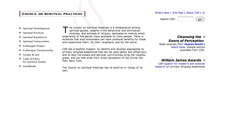 Nominee - Council on Spiritual Practices