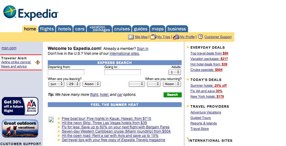 Webby Award Winner - Expedia
