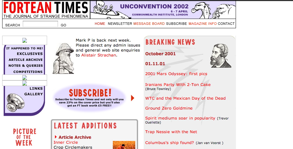 Nominee - FORTEAN TIMES ONLINE