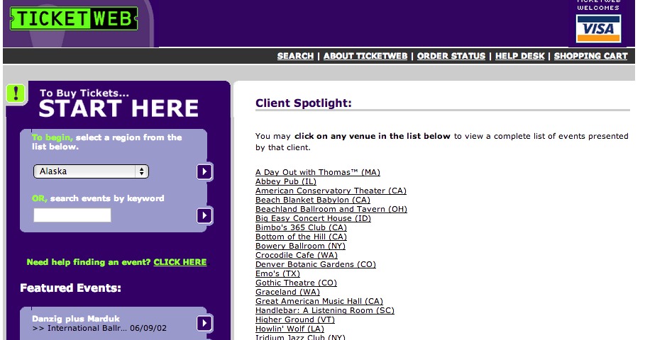 Nominee - TicketWeb