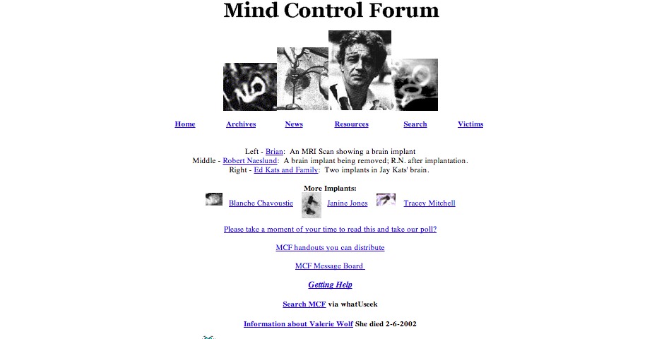 Nominee - Mind Control Forum