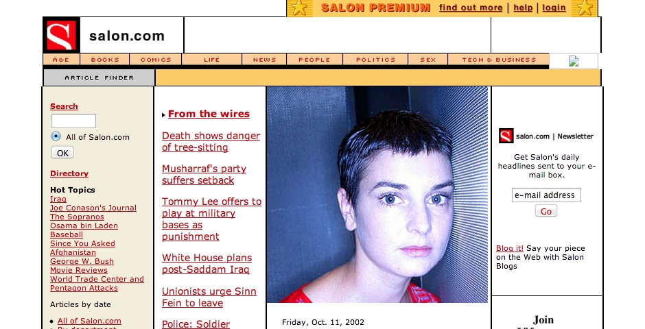 Webby Award Winner - Salon.com