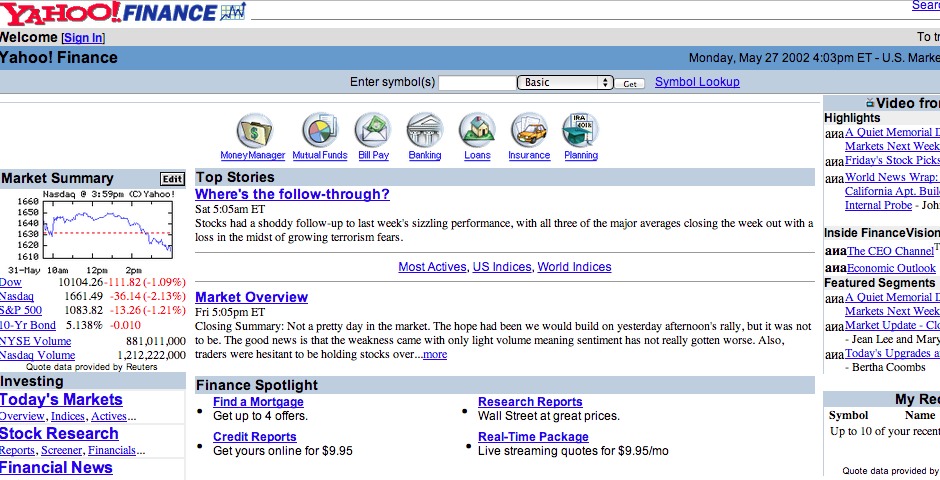 People's Voice / Webby Award Winner - Yahoo! Finance