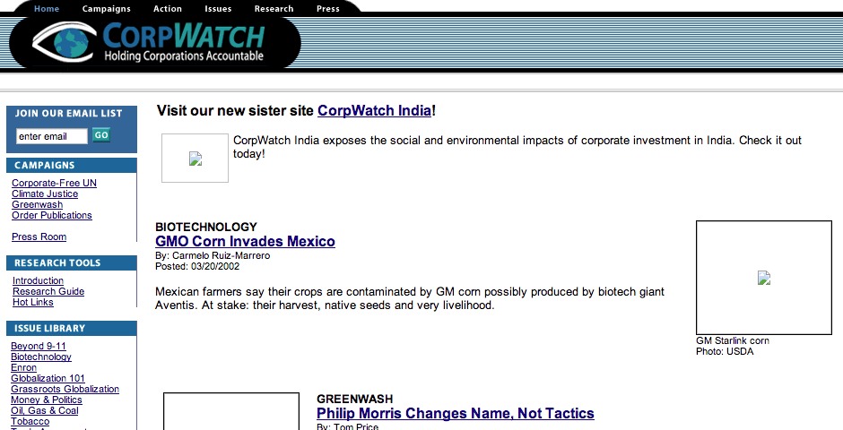 Nominee - CorpWatch.org