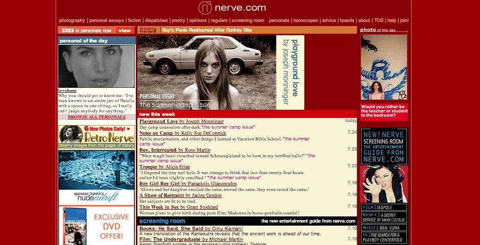 Nominee - Nerve.com