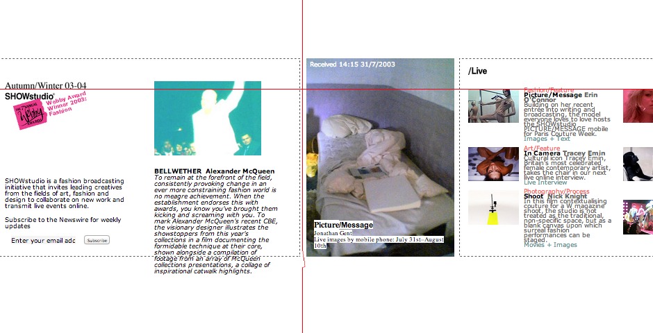 Webby Award Winner - SHOWstudio