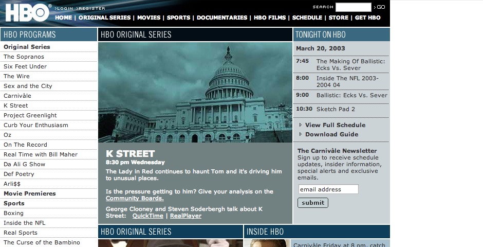 Nominee - HBO Online