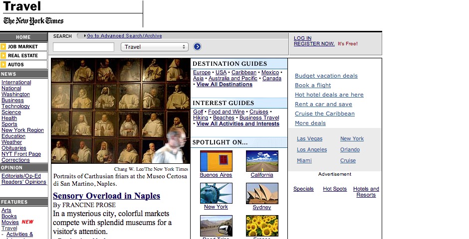 Nominee - The New York Times: Travel