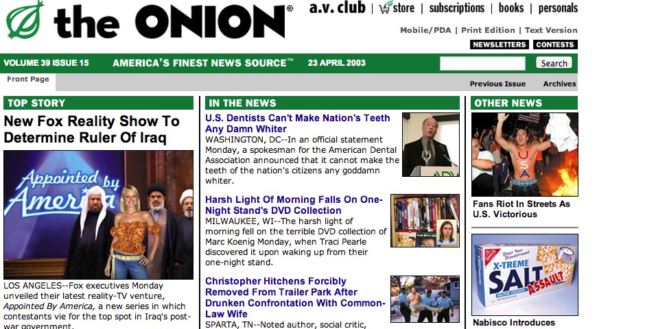 People's Voice - The Onion