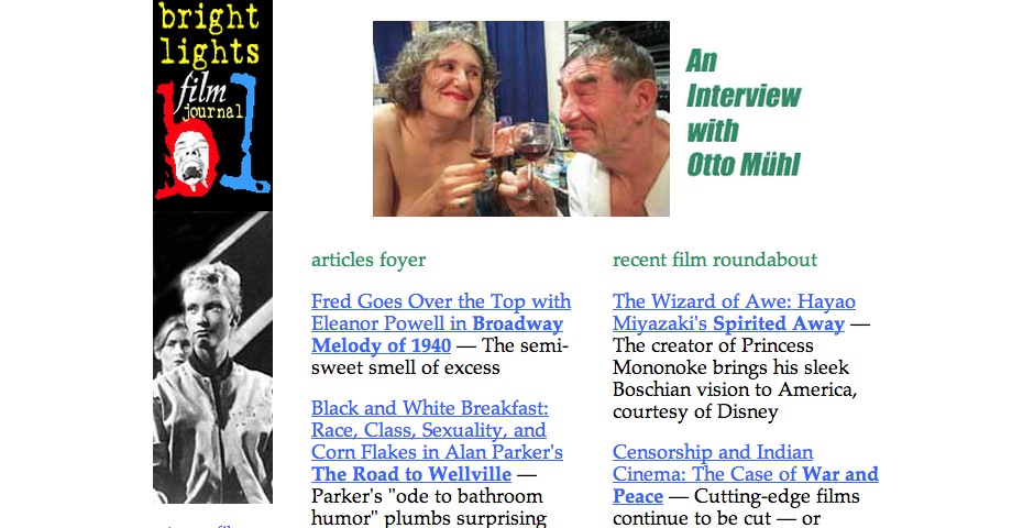 Nominee - Bright Lights Film Journal