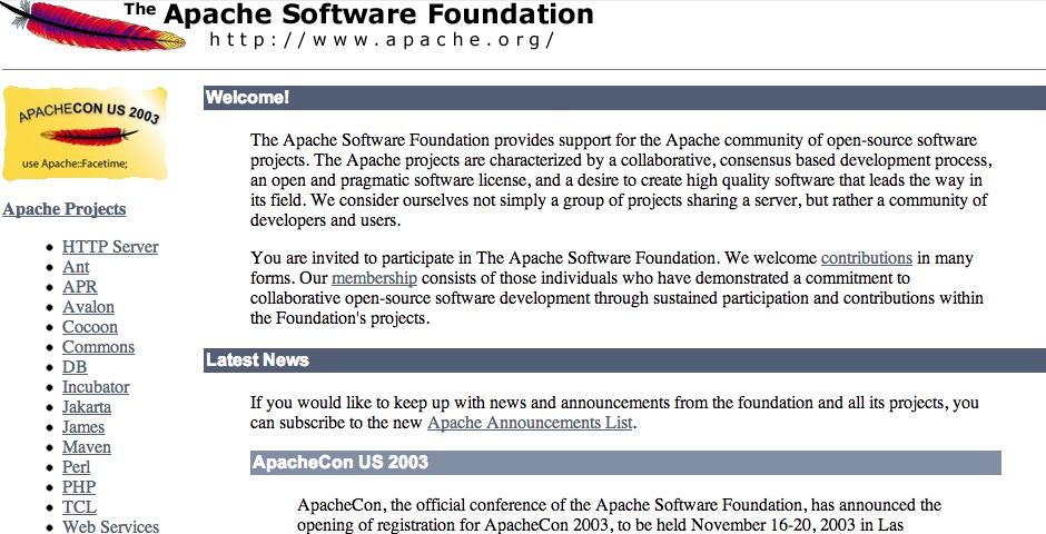 Webby Award Winner - Apache Web Server