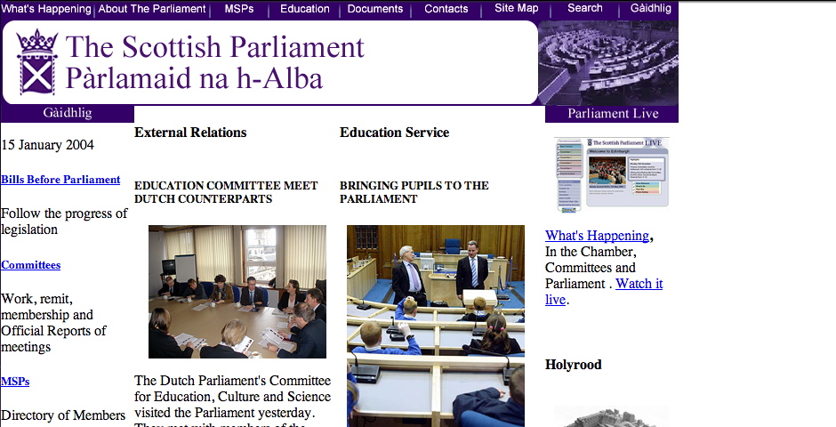 Nominee - The Scottish Parliament