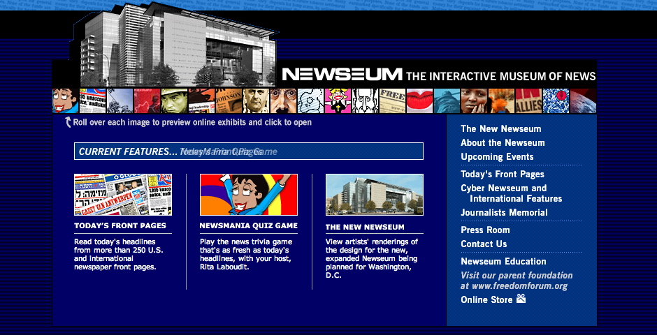 Nominee - Newseum – The Interactive Museum of News