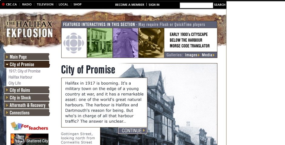 Nominee - Halifax Explosion