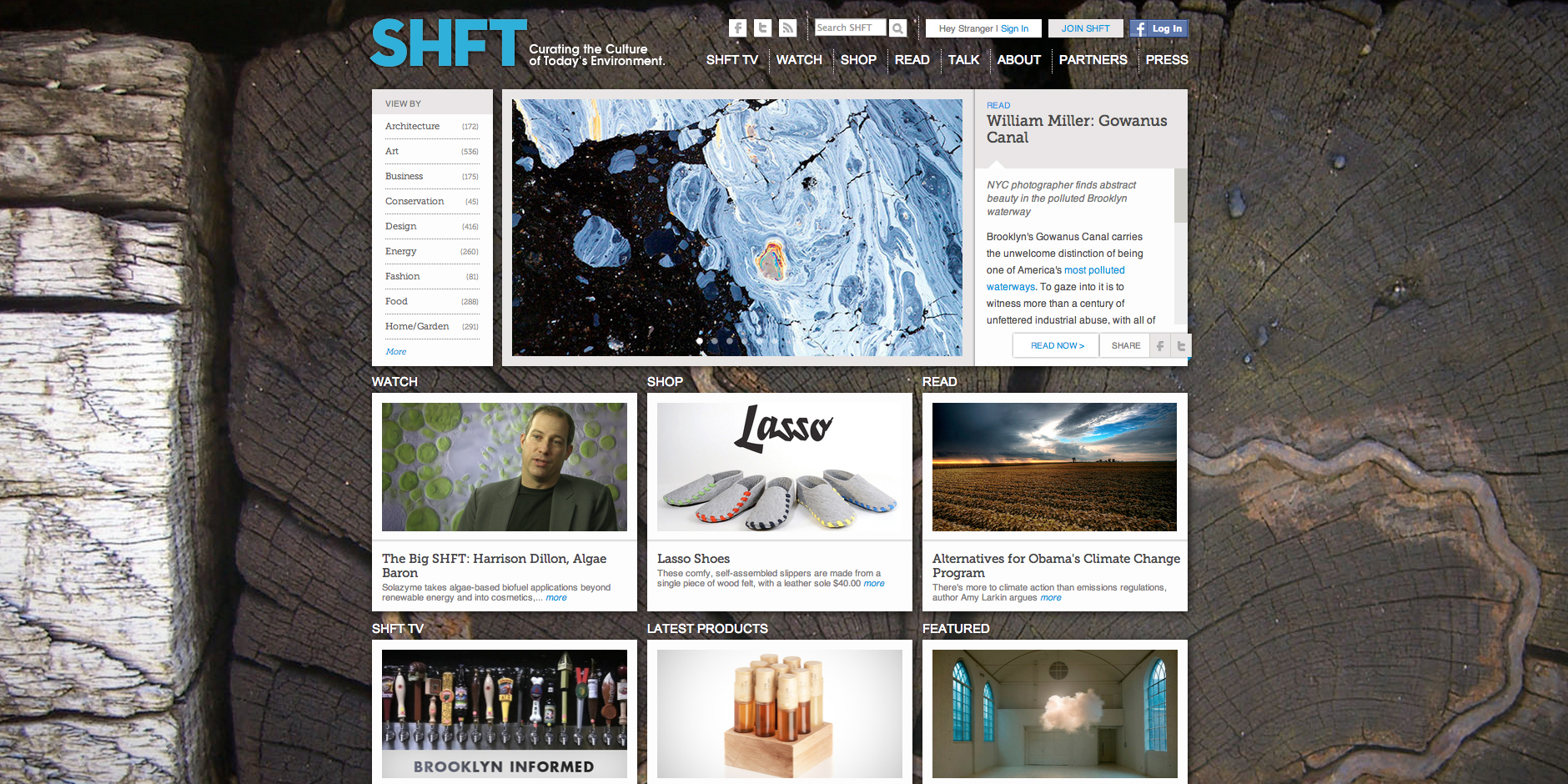 People's Voice / Webby Award Winner - SHFT.com